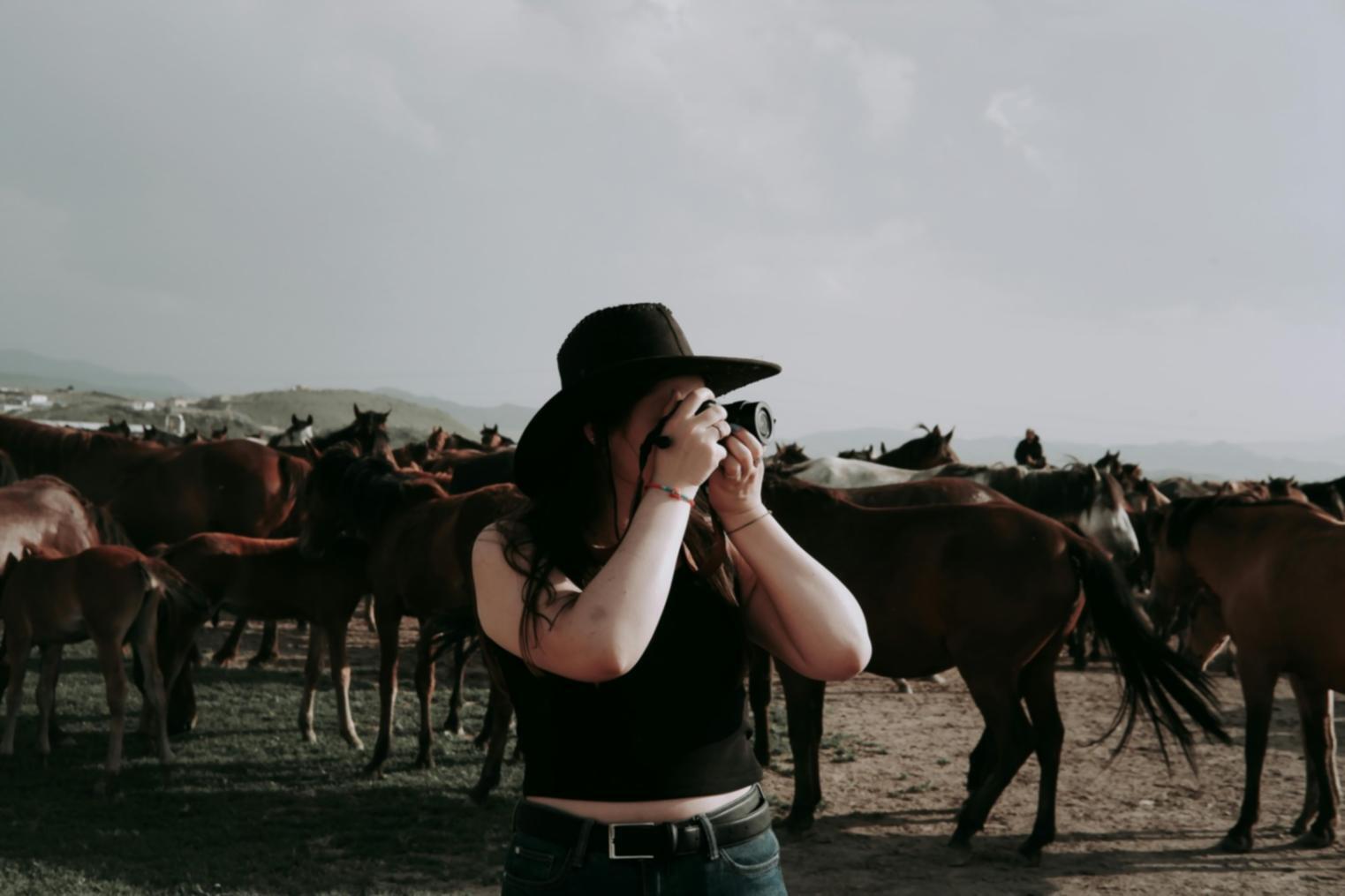 Esempio di fotografia di viaggio che mostra la tecnica della composizione in paesaggi montani